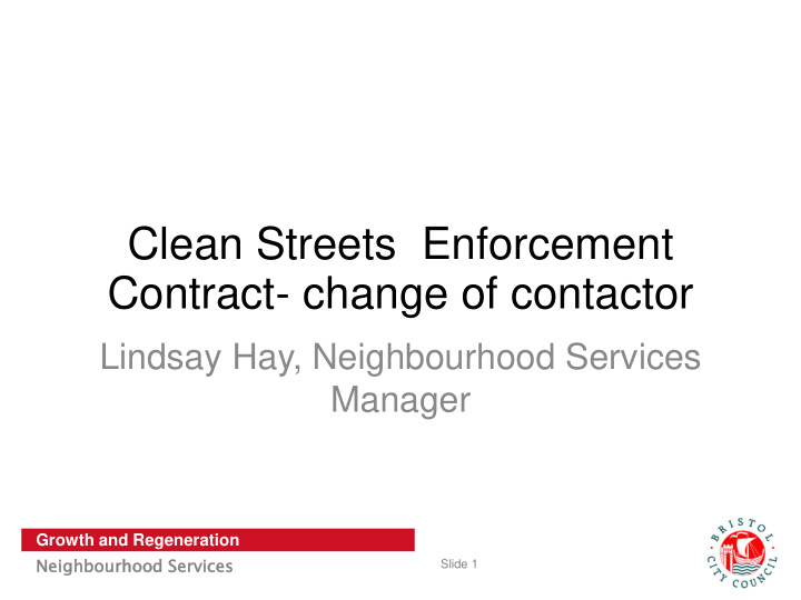contract change of contactor