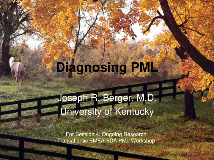 diagnosing pml