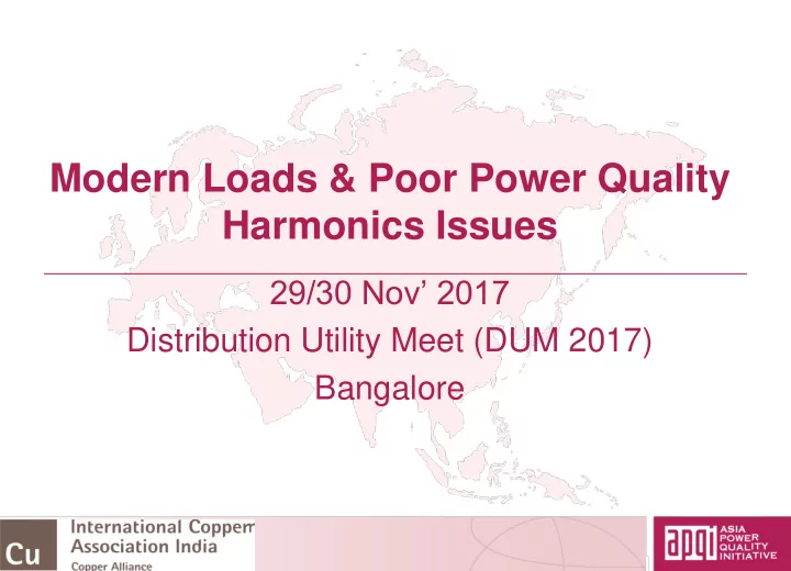 modern loads poor power quality harmonics issues