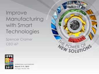 with Smart  Technologies  Spencer Cramer CEO ei 3  A Big Opportunity  If policy makers and