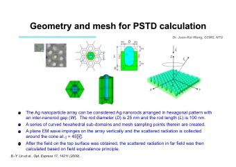 The Ag nanoparticle array can be considered Ag nanorods arranged in hexagonal pattern with   an