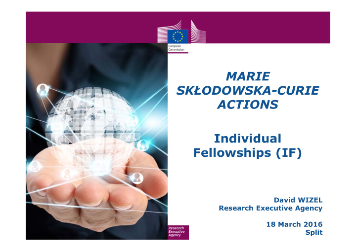 marie sk odowska curie actions individual fellowships if