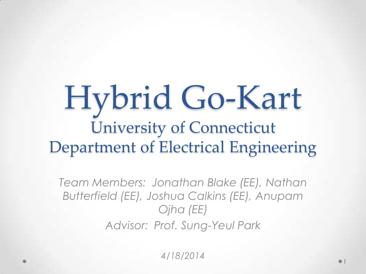 hybrid go kart