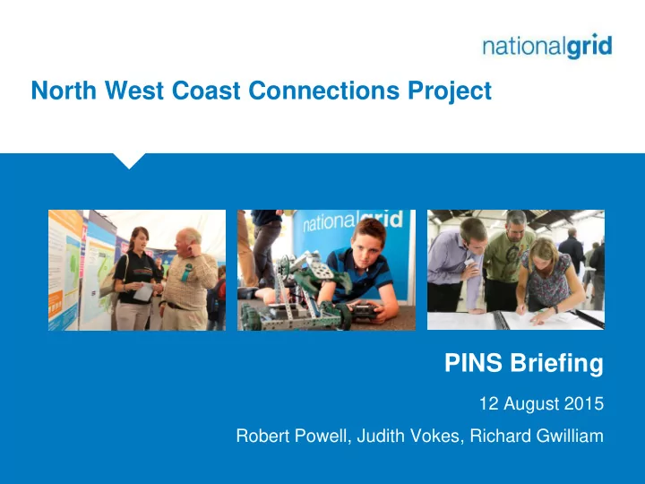 pins briefing