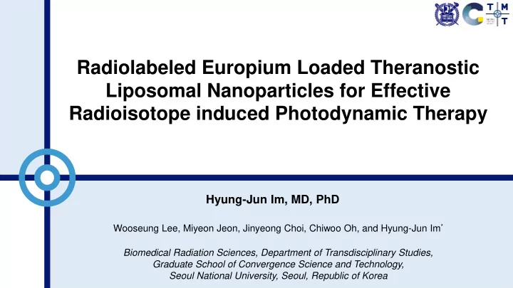 radiolabeled europium loaded theranostic