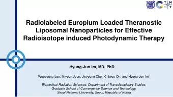 Radiolabeled Europium Loaded Theranostic  Liposomal Nanoparticles for Effective  Radioisotope