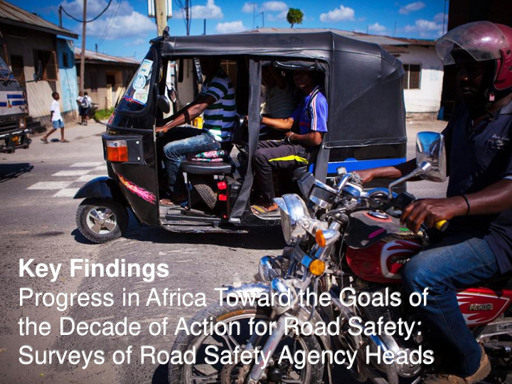 key findings progress in africa toward the goals of