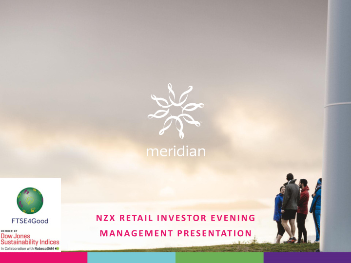 nzx retail investor evening management presentation nz