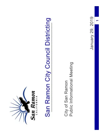 1  1  The Purpose for This Meeting   The City Council wanted a forum where residents could  hear