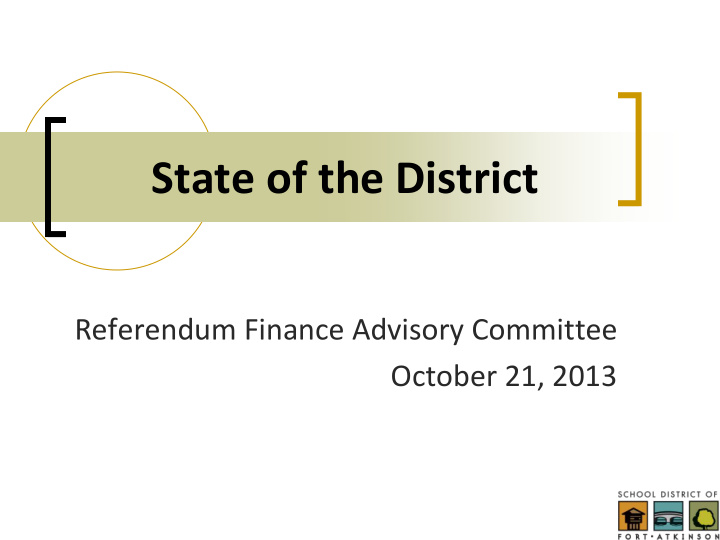 state of the district