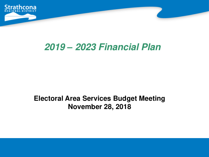 2019 2023 financial plan