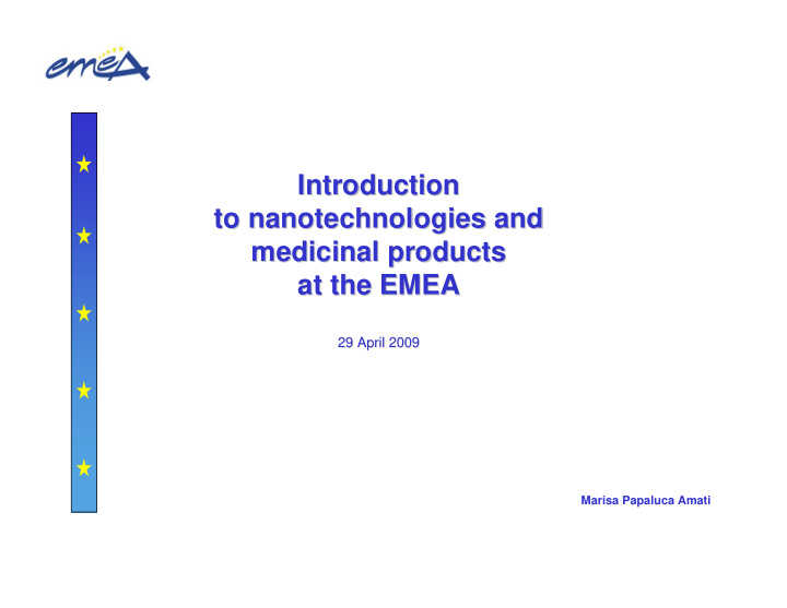 introduction introduction to nanotechnologies and to