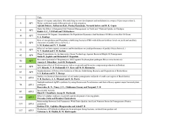 Title Impact of organic and plastic film mulching on root development and nodulation in cowpea (