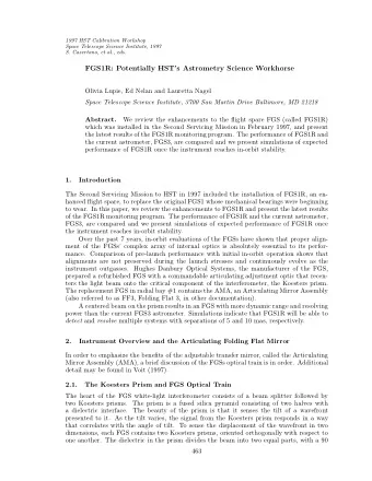 FGS1R: Potentially HSTs Astrometry Science Workhorse  Olivia Lupie, Ed Nelan and Lauretta Nagel