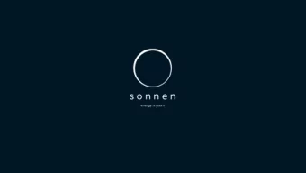 Table of contents.  Introduction to sonnen.  1  sonnen in Australia.  2  Products &amp; Innovation.