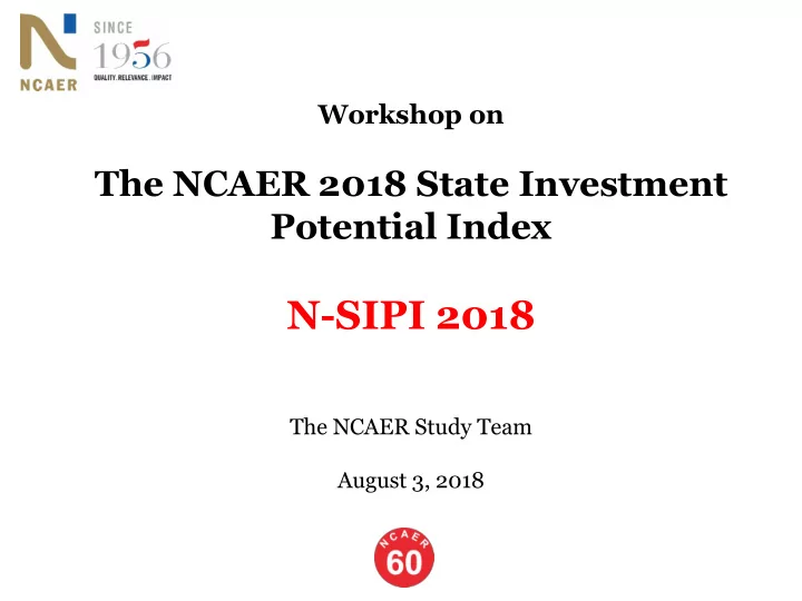 n sipi 2018