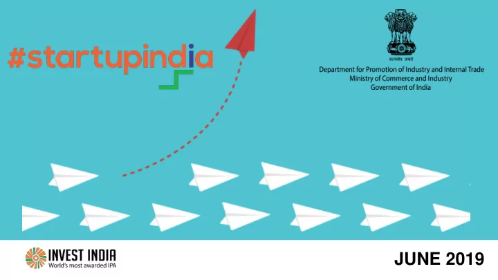 june 2019 india 2 nd largest startup ecosystem