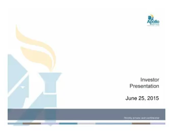 June 25, 2015  2  3  4  `  FY10  FY11  FY12  FY13  FY14  FY15 Gross Revenue( ` mn)  7,207  2,008