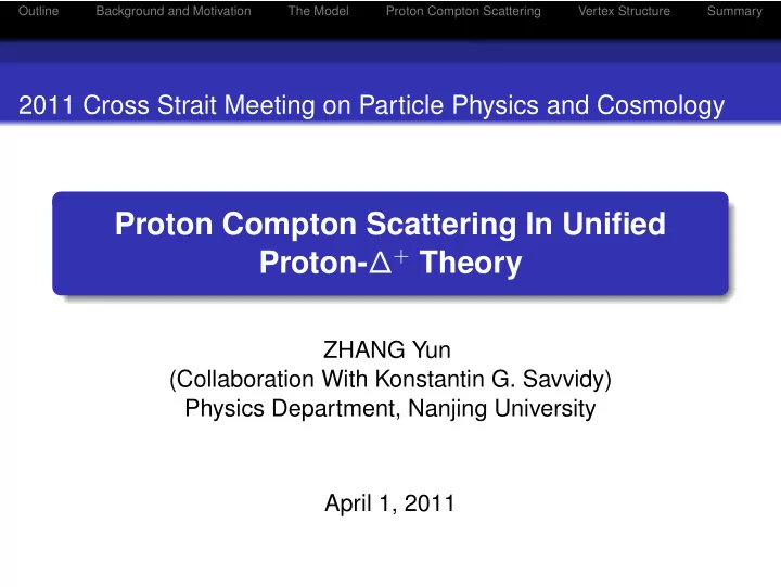 proton compton scattering in unified proton theory