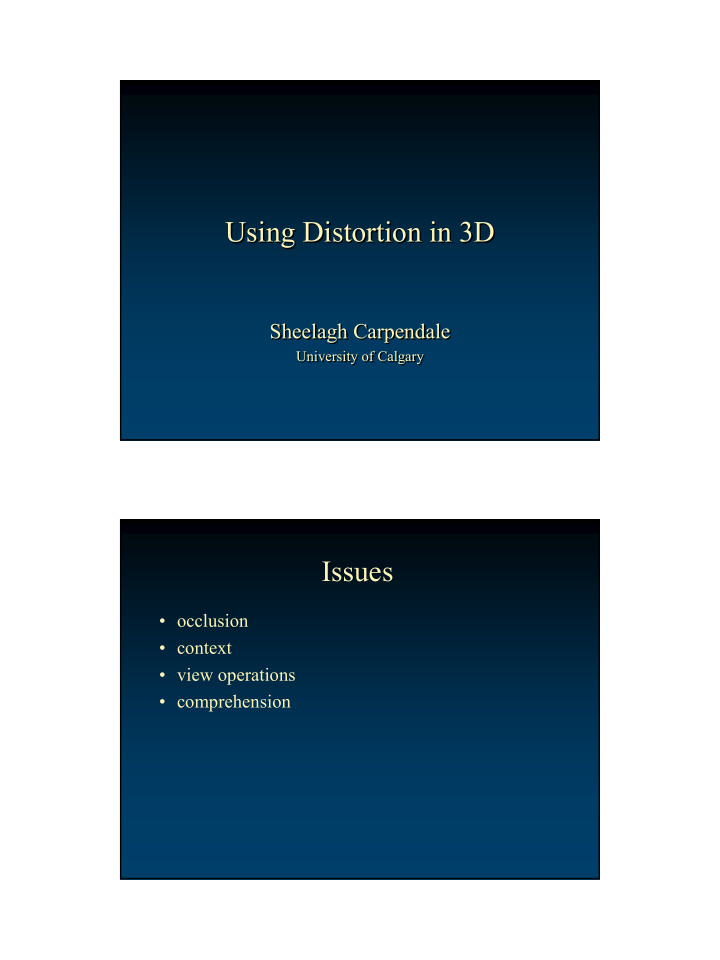 using distortion in 3d using distortion in 3d