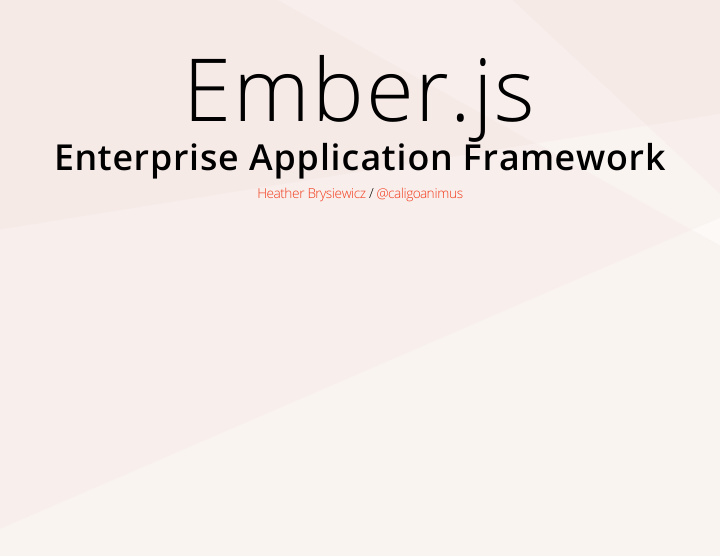 ember js