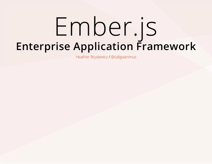 ember js