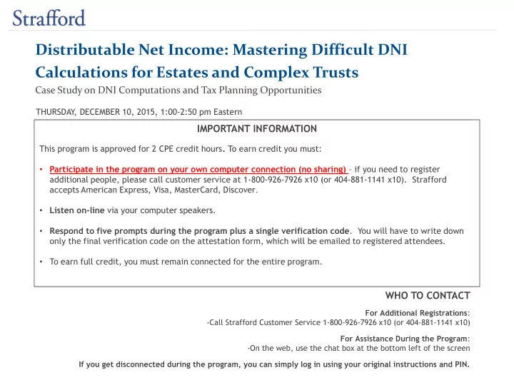 distributable net income mastering difficult dni