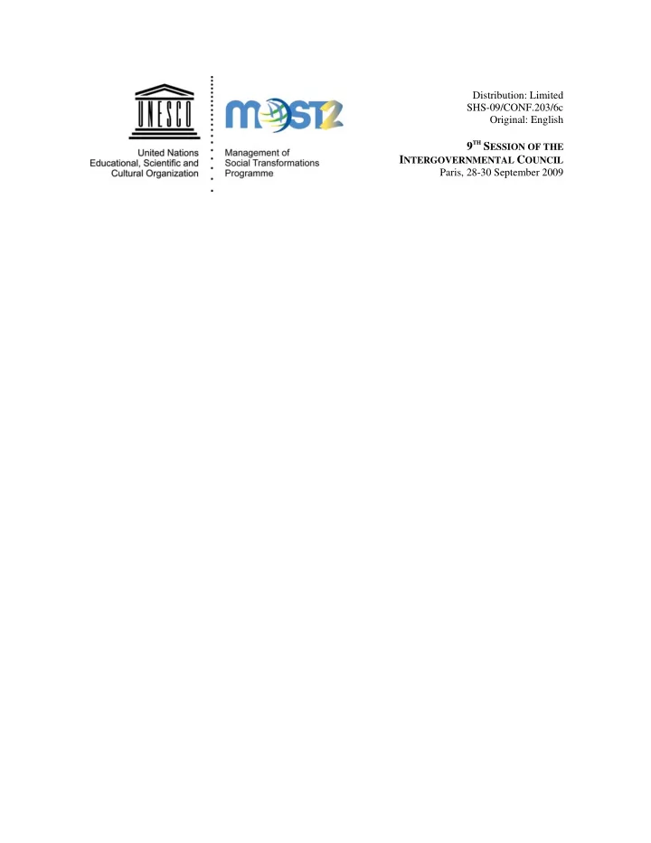 most within the draft programme and budget 2010 2011 35