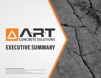 EXECUTIVE SUMMARY  Confjdential Market Planning Document  All persons who receive this Document