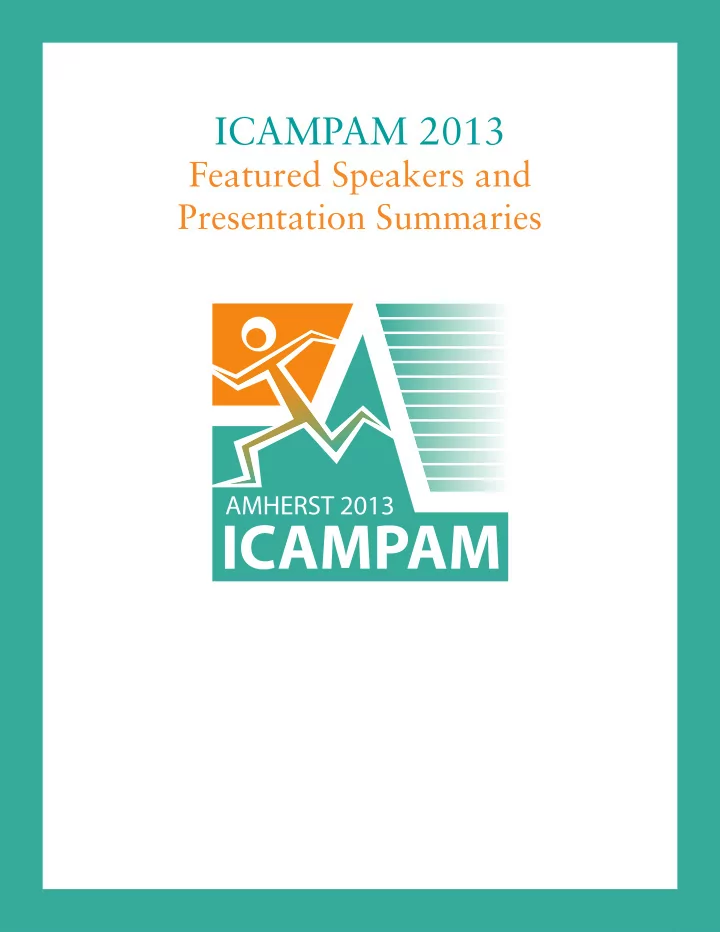 icampam 2013