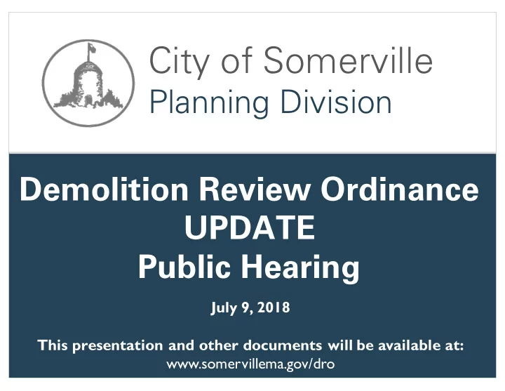 city of somerville