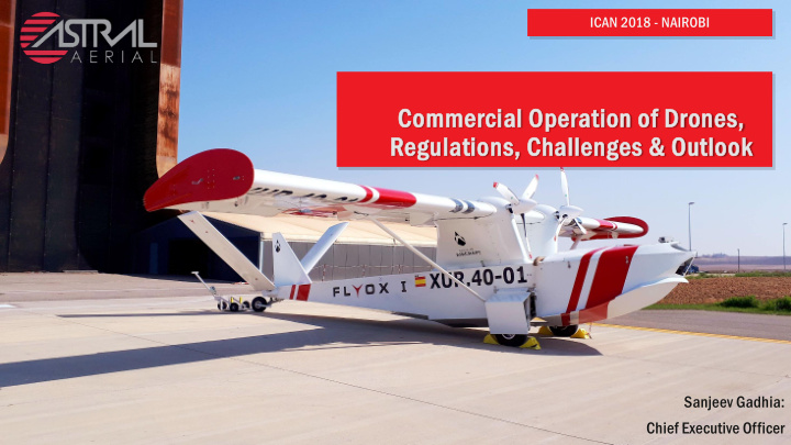 commercial operation of drones regulations challenges