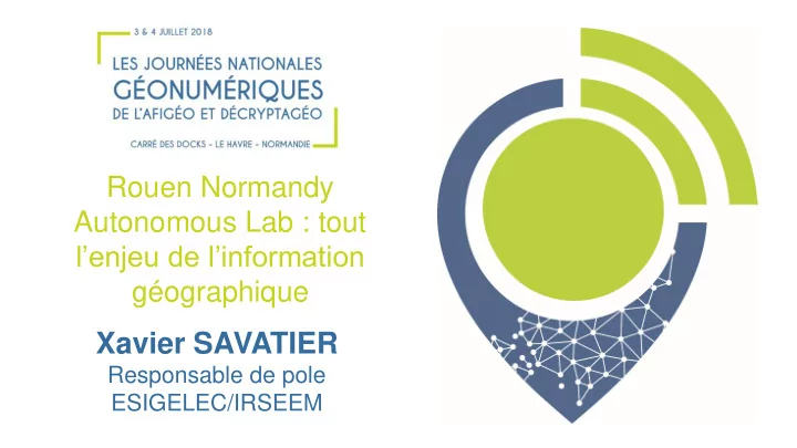 xavier savatier