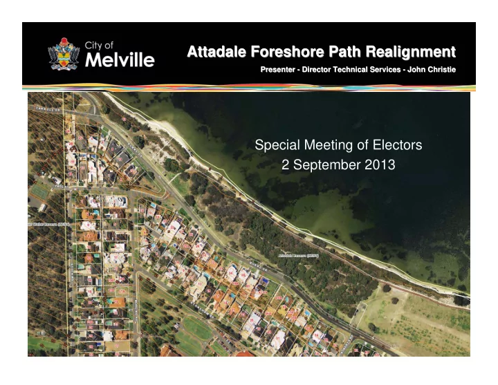 dpaw managed land attadale
