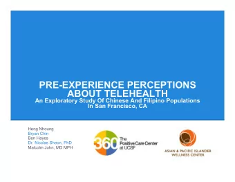 Heng Nhoung  Bryan Chin  Ben Hayes  Dr. Nicolas Sheon, PhD  Malcolm John, MD MPH  Introduction