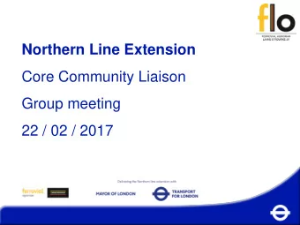 Core Community Liaison  Group meeting  22 / 02 / 2017  Kennington Summary Update Oct -  Jan 2017