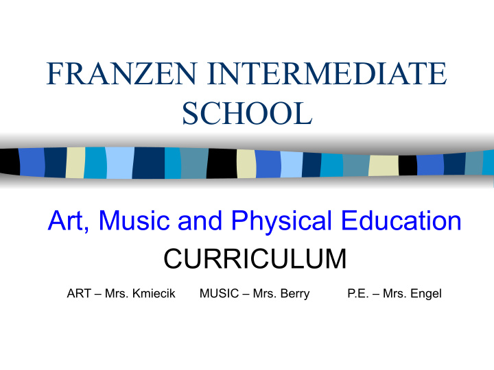 franzen intermediate school