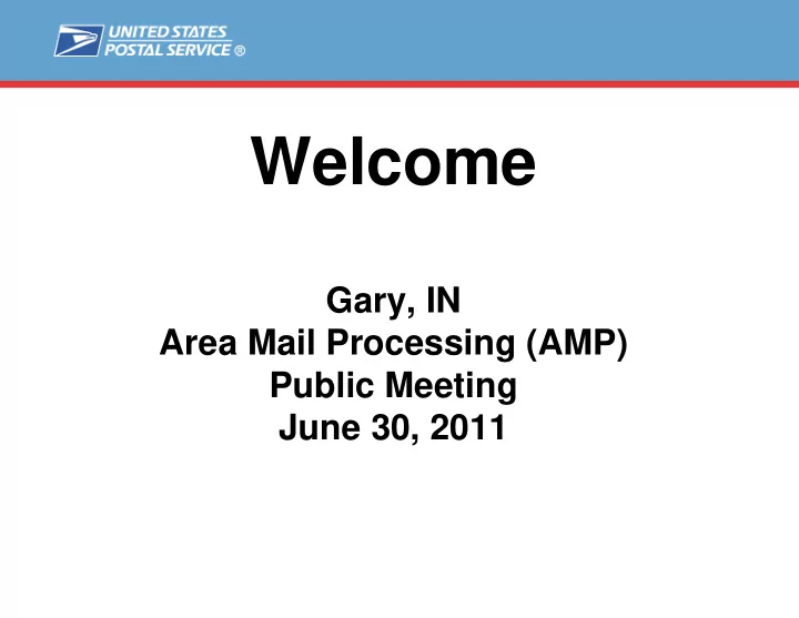 welcome