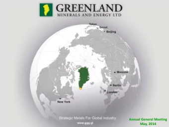 Annual General Meeting May, 2014 Important Notice This presentation contains only a brief overview