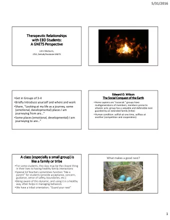 Therapeutic Relationships  Therapeutic Relationships  Therapeutic Relationships  Therapeutic