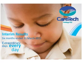 days every  day  PRESENTATION STRUCTURE  PRESENTERS:  Farouq Sheikh, Executive Chairman  David