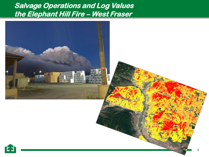 salvage e op oper erations tions and log g values ues the