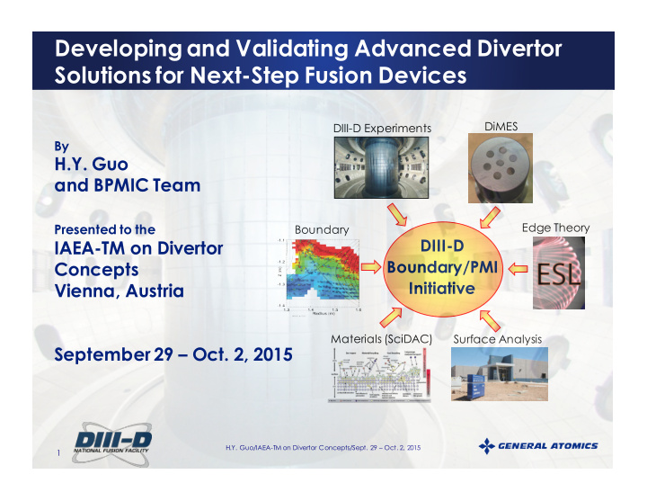 developing and validating advanced divertor solutions for