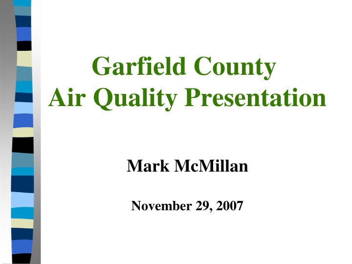garfield county air quality presentation