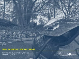 Ian Neville, Sustainability Group  March 14, 2018  SUMMARY OF  RE  COMME  NDAT  IONS  1  2  Require