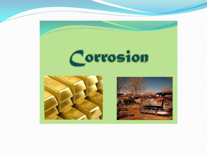 protection of metals from corrosion
