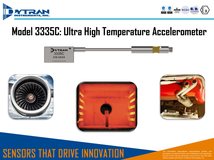 model 3335c ultra high temperature accelerometer