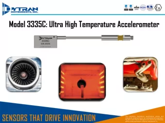 Model 3335C: Ultra High Temperature Accelerometer  The information, descriptions, specifications,