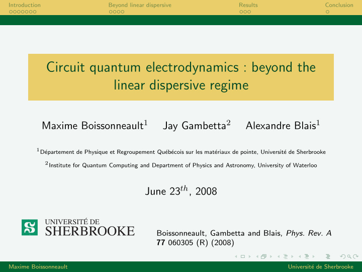 circuit quantum electrodynamics beyond the linear