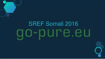 SREF Somali 2016  How can the solar energy industry  be successful in Somalia?    Somalia is the